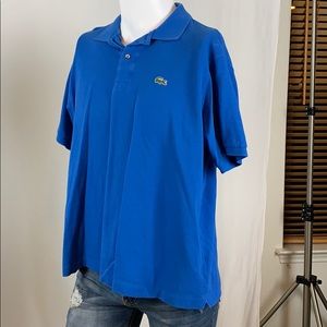 Men’s LaCoste vintage blue polo sz XL